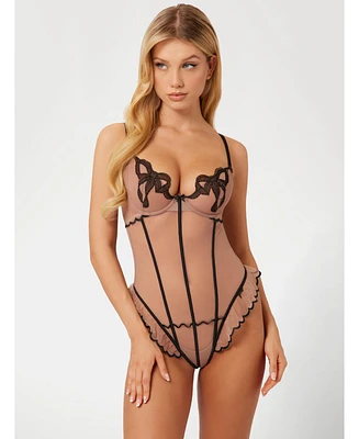 Guess Women's Sabrina Bow Bodysuit