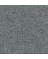 [Set of 2] Contemporary Minimalist Gray Wicker Rocking Chair