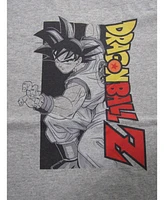 Dragon Ball Z Boys Bioworld Goku Rotated Logo Athletic Heather T-shirt-xl