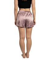 Tahari Women's 2-Pack Satin Drawstring Pajama Lounge Shorts
