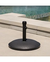 Durable Umbrella Base Only, Secure Shade for Patios (Up to 12ft)