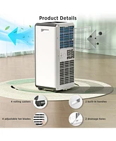 Cowsar 8,000 Btu Portable Air Conditioners (2024 Upgraded) Cool Up to 350 Sq.Ft, Portable Ac with Cool/Dehumidifier/Fan/Sleep Modes, Remote, 24Hrs Tim