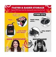 Swooc Ninja Superstar | 2-in-1 Corn Hole Games for Kids | 5-Second Setup | Ninja Kids Toys | Bean Bag Toss Game for Kids