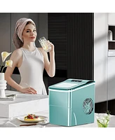 Cowsar 26Lbs/Day, Ice Maker, Self-Cleaning Machine with Scoop and Basket