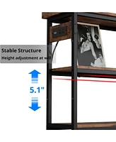Console Table, Sofa Table with Power Outlet