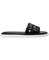 Karl Lagerfeld Paris Women's Carenza Studded Slide Sandals
