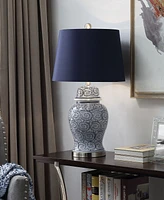 StyleCraft Home Collection 31" Traditional Spiral Ceramic Table Lamp