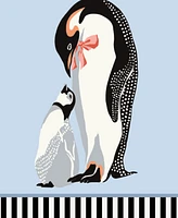Yvonne Ellen Christmas Penguin Cotton Apron and Kitchen Towel Set