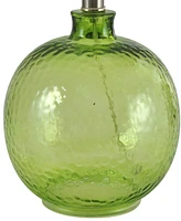 StyleCraft Home Collection 20" Modern Glass Table Lamp