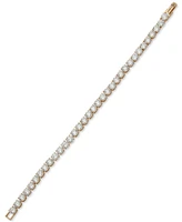 Anne Klein Round Cubic Zirconia Tennis Bracelet