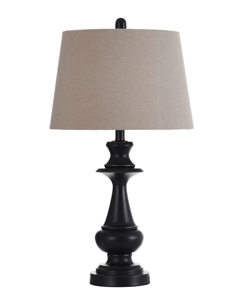 StyleCraft Home Collection 28" Transitional Metal Table Lamp
