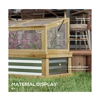 Flower Bed Greenhouse for Optimal Plant Growth Durable and Versatile Garden Shelter