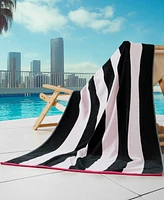 Juicy Couture Reversible Cabana Cotton Beach Towel, 36" x 72"