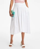 On 34th Women's Drop-Waist Midi Skirt, Exclusively at Macy's
