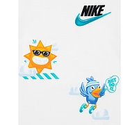 Nike Toddler Kids Just Believe T-Shirt & Shorts, 2 Piece Set