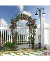 Garden Arch with 2-Seat Bench