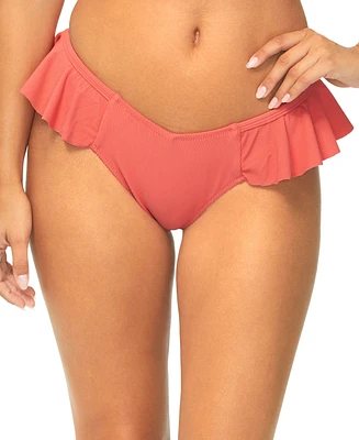 Raisins Juniors' Cabo Ruffled Bikini Bottoms