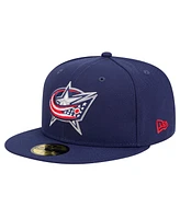 New Era Men's Navy Columbus Blue Jackets Core 59FIFTY Fitted Hat