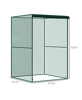 Walk-in Mini Greenhouse for Compact Gardening and Plant Protection