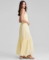And Now This Women's Pintuck-Pleat Halter Maxi Dress, Exclusively at Macy's