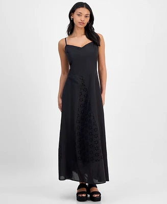 And Now This Women's Eyelet Godet Maxi Dress, Exclusively at Macy's
