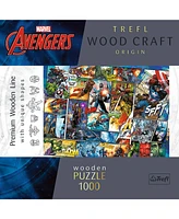 Trefl Wood Craft Puzzles Trefl Wood Craft 1000 Piece Wooden Puzzle - Marvel Comic Universe