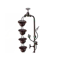 Outdoor Indoor 6-Tier Hanging Cups Water Fountain