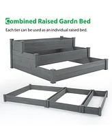 Wooden Horticulture Raised Garden Bed for Easy Gardening and Plant Growth