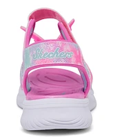 Skechers Little Girls Jumpsters Sandal - Butterfly Brights Light-Up Sandals from Finish Line