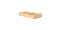 4 ft x 8 ft Cedar Wood Raised Garden Bed