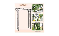 Garden Arch – Elegant and Durable Archway for Outdoor Gardens, Pathways, or Entrances