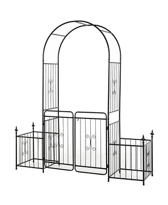 Garden Arch – Decorative Archway for Garden, Pathway, or Outdoor Landscaping Enhancements