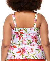 Raisins Curve Trendy Plus Tanzania Tankini Top