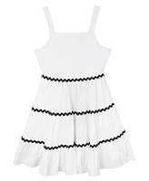 Rare Editions Big Girls Ric-Rac Maxi Dress