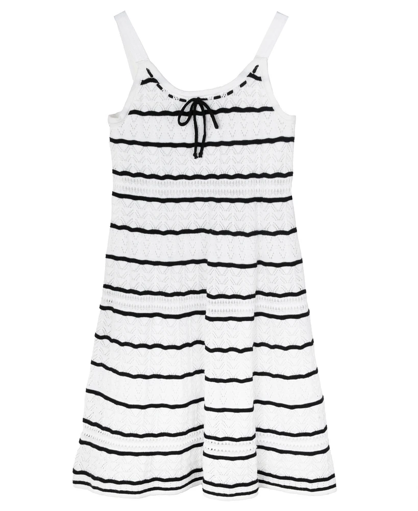 Rare Editions Big Girls Bodycon Crochet Dress