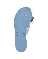 Guess Women's Tata Eva Sparkle Bow Flip Flop Sandals