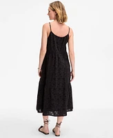 On 34th Women's Eyelet Midi Dress, Exclusively at Macy's