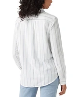 Levi's Plus Darlene Striped Linen-Blend Shirt