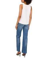 Vince Camuto Women's V-Neck Crossover Sleeveless Top