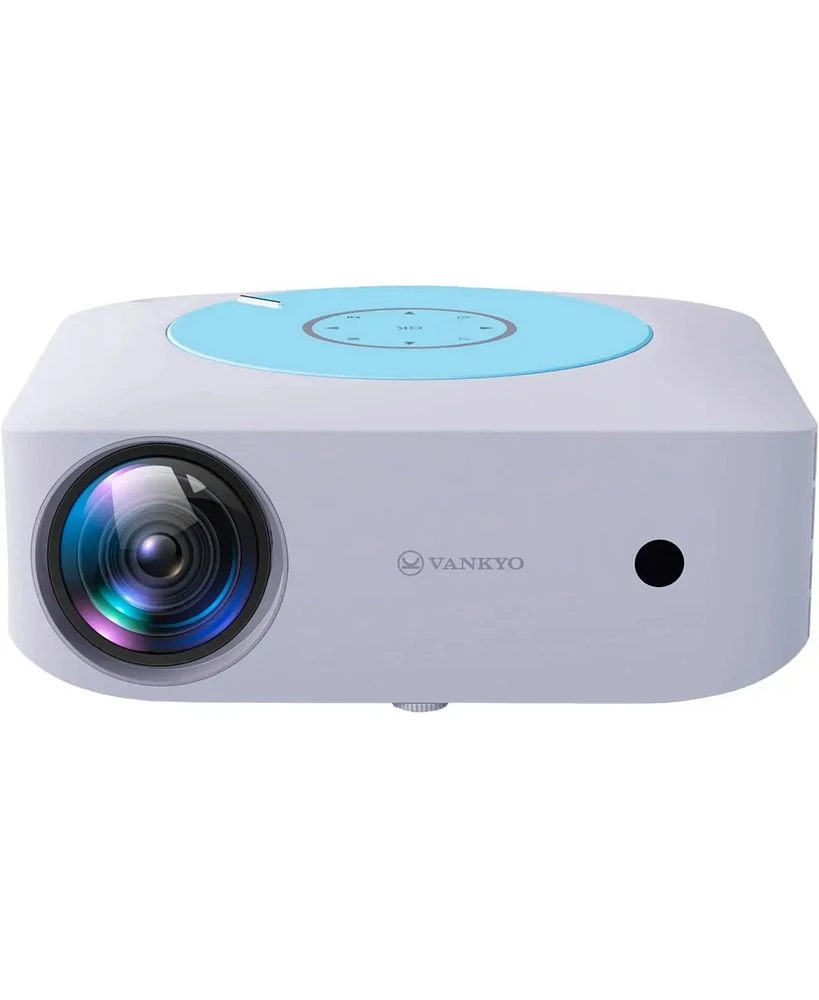 Vankyo - Leisure E30TBS Native 1080P Wireless Single Lcd Projector, Screen Included - White/Blue