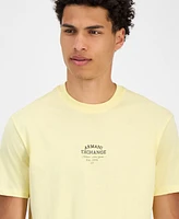 A|X Armani Exchange Men's Short Sleeve Logo Graphic Crewneck T-Shirt
