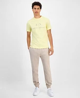 A|X Armani Exchange Men's Slim Fit Short Sleeve Logo Graphic Crewneck T-Shirt