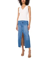 Vince Camuto Women's Ribbed Button-Front Sweater Vest