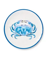 Certified International Beach House Crab Melamine 6-Pc. Dinner Plates, Service For 6
