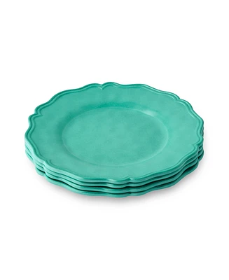 Certified International Isabella Crackle Melamine 4-Pc. Salad Plates, Service For 4