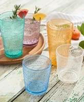 Certified International Santa Fe Acrylic Ice Tea Glasses, Set of 6