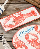 Certified International Beach House Lobster Melamine Platters, Set of 2