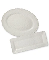 Certified International Isabella Crackle Melamine Platters, Set of 2