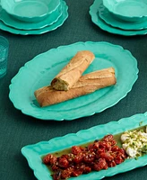 Certified International Isabella Crackle Melamine Platters, Set of 2