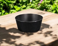 10" Red Recycled Plastic Indoor Outdoor Round Pot Planter